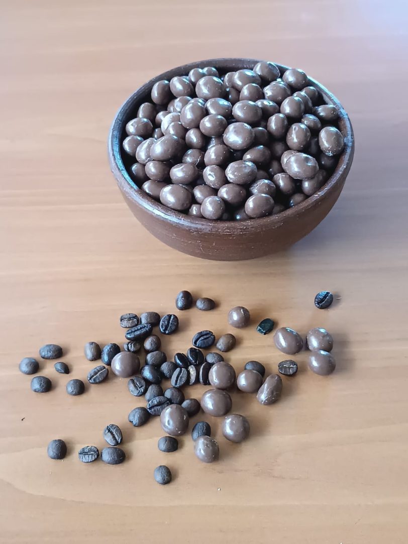 Grano de Café bañado en chocolate
